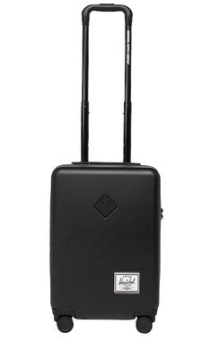 Herschel Supply Co. Heritage Hardshell Carry On Luggage in Black.