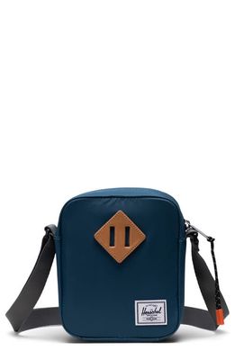 Herschel Supply Co. Heritage Recycled Polyester Crossbody Bag in Teal/Gargoyle