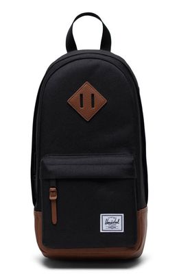 Herschel Supply Co. Heritage Shoulder Bag in Black/Tan