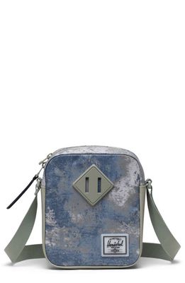 Herschel Supply Co. Heritage Water Resistant Recycled Polyester Crossbody Bag in Seagrass Bowen Birch