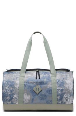 Herschel Supply Co. Heritage Water Resistant Recycled Polyester Duffle Bag in Seagrass Bowen Birch