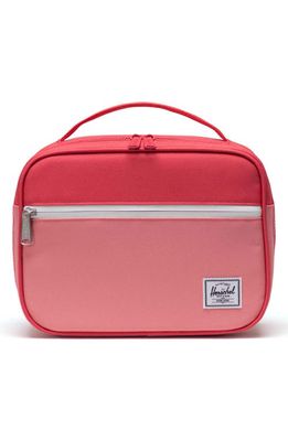 Herschel Supply Co. Kids' Pop Quiz Recycled Polyester Lunch Box in Flamingo Plume/Winterberry