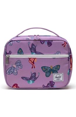 Herschel Supply Co. Kids' Pop Quiz Recycled Polyester Lunch Box in Magical Butterflies