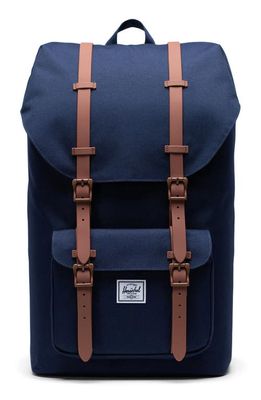 Herschel Supply Co. Little America Backpack in Peacoat/Saddle Brown