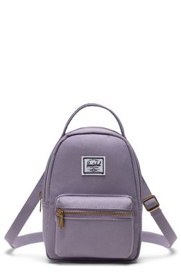 Herschel Supply Co. Nova Crossbody Backpack in Lavender Gray