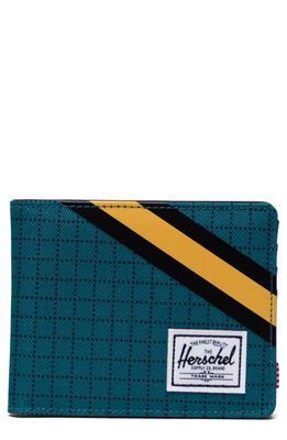 Herschel Supply Co. Roy RFID Wallet in Harbor /Black /Amber Yellow