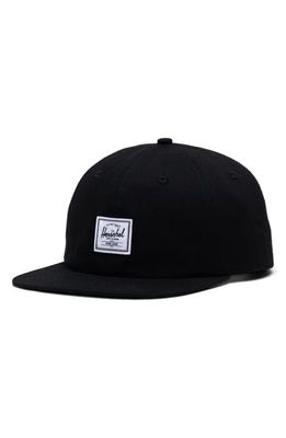 Herschel Supply Co. Whaler Twill Hat in Black