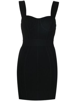 Hervé Léger bustier mini dress - Black
