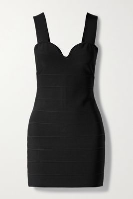 Hervé Léger - Icon Recycled-bandage Mini Dress - Black
