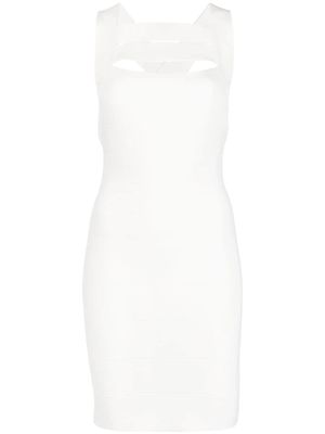 Hervé Léger Icon strappy mini dress - White