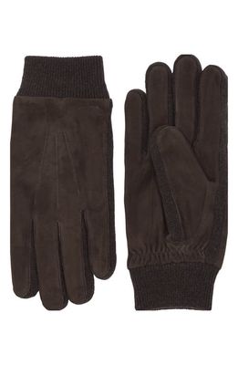 Hestra Geoffrey Leather Gloves in Espresso