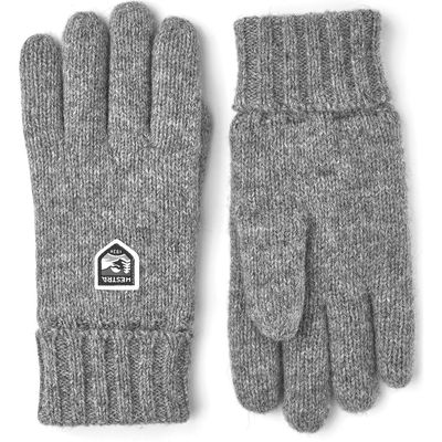 Hestra Wool Blend Gloves in Grey 