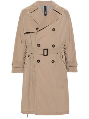 Hevo Appia double-breasted trench coat - Neutrals