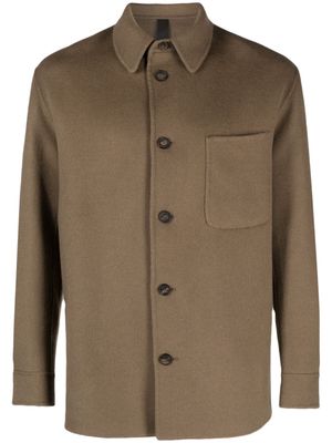 Hevo Bari D wool shirt jacket - Brown