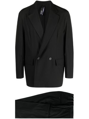 Hevo Barletta two-piece double-breasted suit - Black