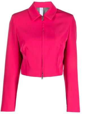 Hevo cropper zip-up jacket - Pink