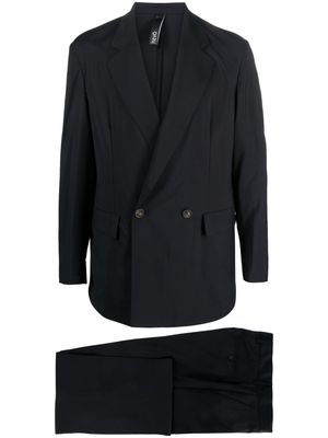 Hevo double-breasted virgin-wool suits - Blue