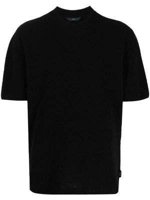 Hevo knitted crew-neck T-shirt - Black