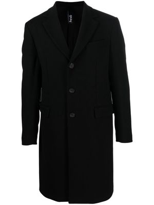 Hevo Monopoli single-breasted coat - Black