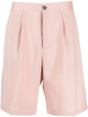 Hevo virgin wool-cotton blend shorts - Pink
