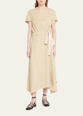 Hex Asymmetric Wrap Dress