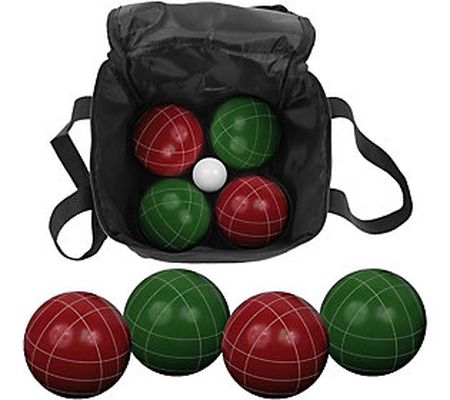 Hey] Play] 9-Piece Bocce Ball Set with Carry Ba g