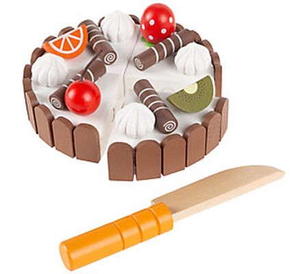 Hey! Play! Pretend Wooden Birthday Cake