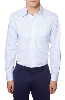 Hickey Freeman Gingham Shirt in Light Blue 