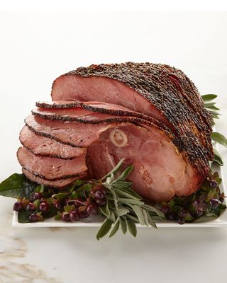 Hickory-Smoked Peppered Half Ham, For 10-12 People