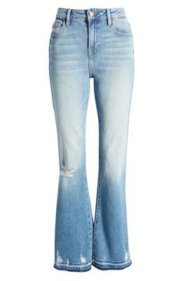 HIDDEN JEANS Release Hem Mid Rise Flare Jeans in Vintage