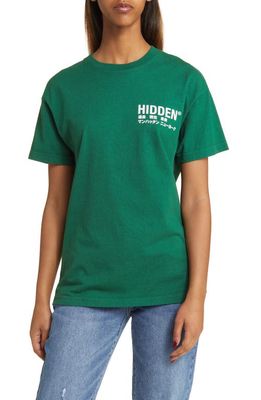 Hidden x Disney 'WALL-E' Circle Cotton Graphic T-Shirt in Green