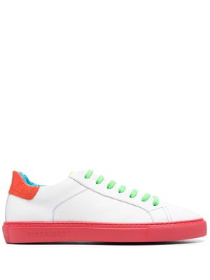 Hide&Jack contrasting-sole low-top sneakers - White