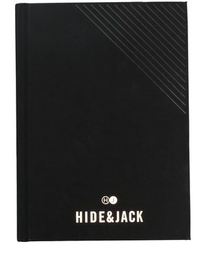 Hide&Jack logo-print ruled notebook - Black
