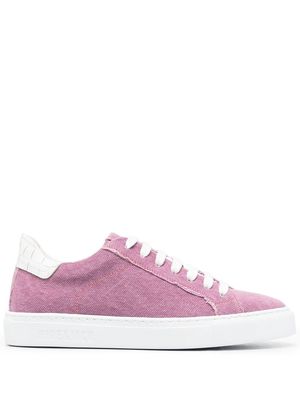 Hide&Jack low-top lace-up sneakers - Pink