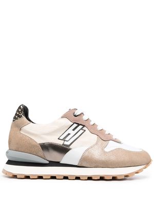 Hide&Jack panelled lace-up sneakers - Neutrals