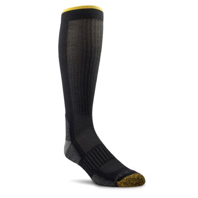 High Performance Mid Calf Tek Work Socks 2 Pair Pack in Black, Size: Medium Regular by Ariat