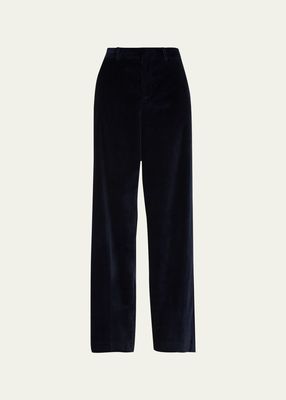High Rise Relaxed Corduroy Trousers