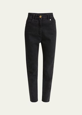 High-Rise Slim-Fit Jeans