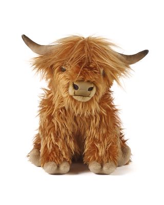 Highland Large Plush Cow with Sound Effects