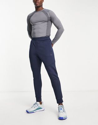 HIIT slim fit sweatpants in tricot in navy