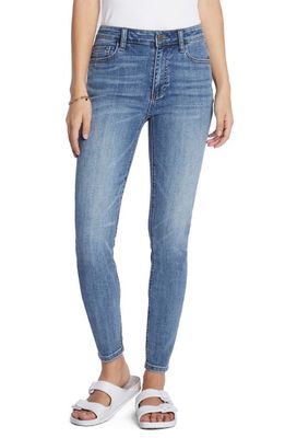 HINT OF BLU High Waist Ankle Skinny Jeans in Sea Blue