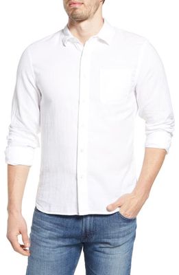HIROSHI KATO KATO The Ripper Organic Cotton Gauze Button-Up Shirt in White