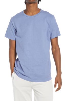 HIROSHI KATO Organic Cotton T-Shirt in Steel Blue