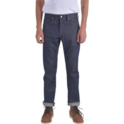 HIROSHI KATO The Hammer Straight Leg 14-Ounce Stretch Selvedge Jeans in Indigo Raw 