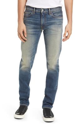 HIROSHI KATO The Pen Slim 14-Ounce Stretch Selvedge Jeans in Slash 