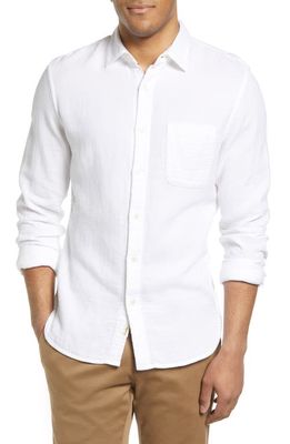 HIROSHI KATO The Ripper White Waffle Double Gauze Cotton Button-Up Shirt