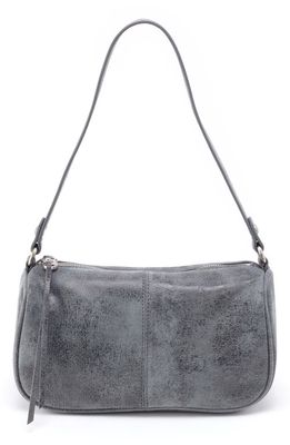 HOBO Autry Small Leather Shoulder Bag in Grey