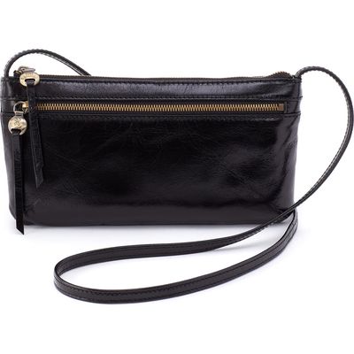 HOBO Cara Leather Crossbody Bag in Black 