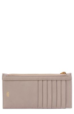 HOBO Carte Leather Wallet in Taupe