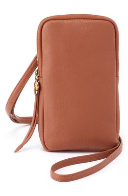 HOBO Deliver Leather Crossbody Bag in Cashew
